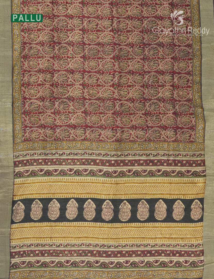 SEMI TUSSAR SILK SAREE-ST1173