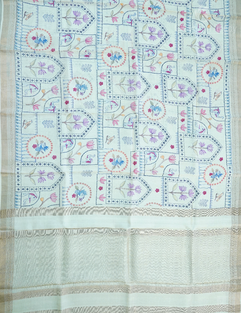 PURE DESI TUSSAR SILK-TS1392