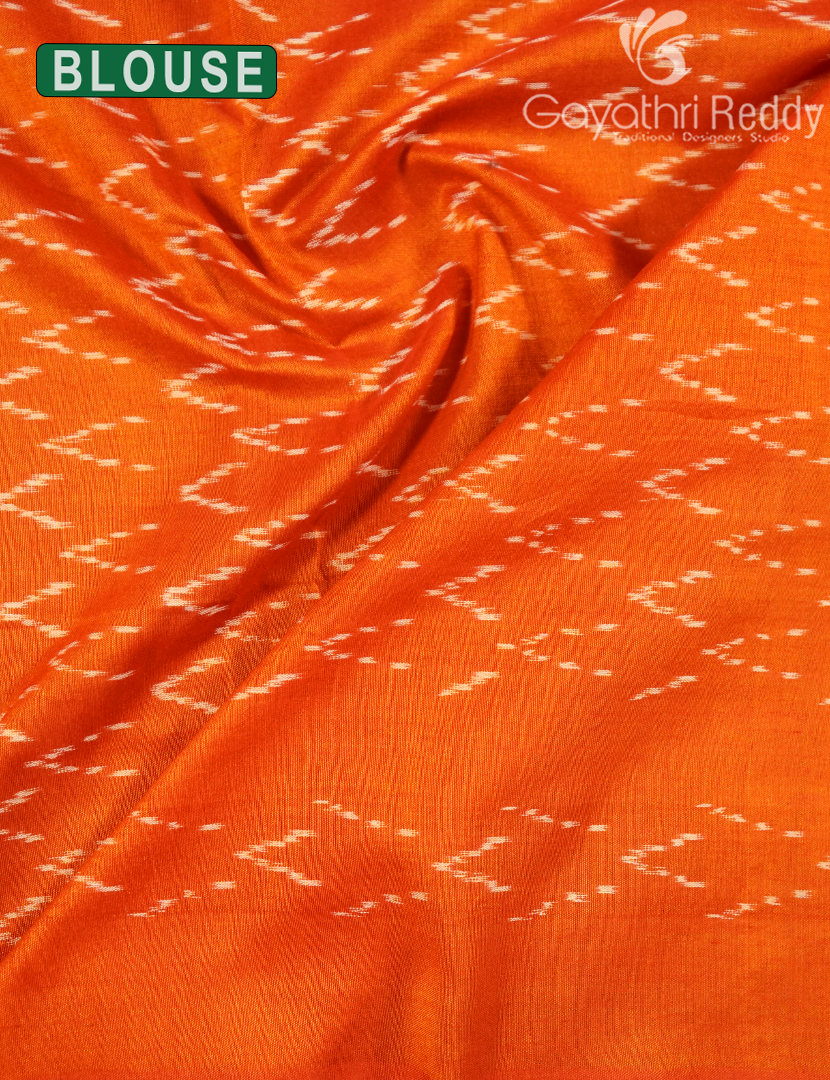 PURE IKKAT COTTON SAREE-IKC1120