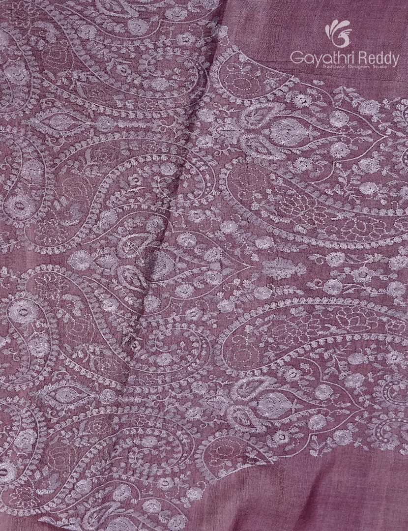 Pure Desi Tussar Fancy Saree in Onion Peach