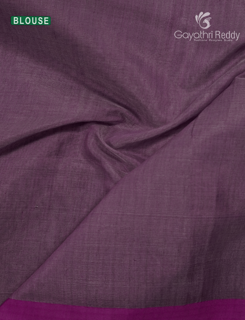 Pure Jamdani Kora Saree in Pastel Onion Pink
