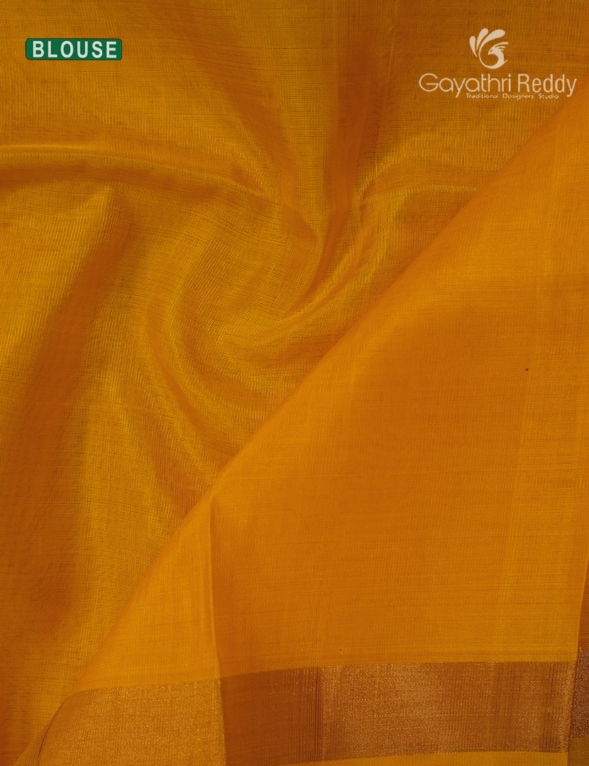 Pure Uppada Silk Saree in Maroon and Yellow