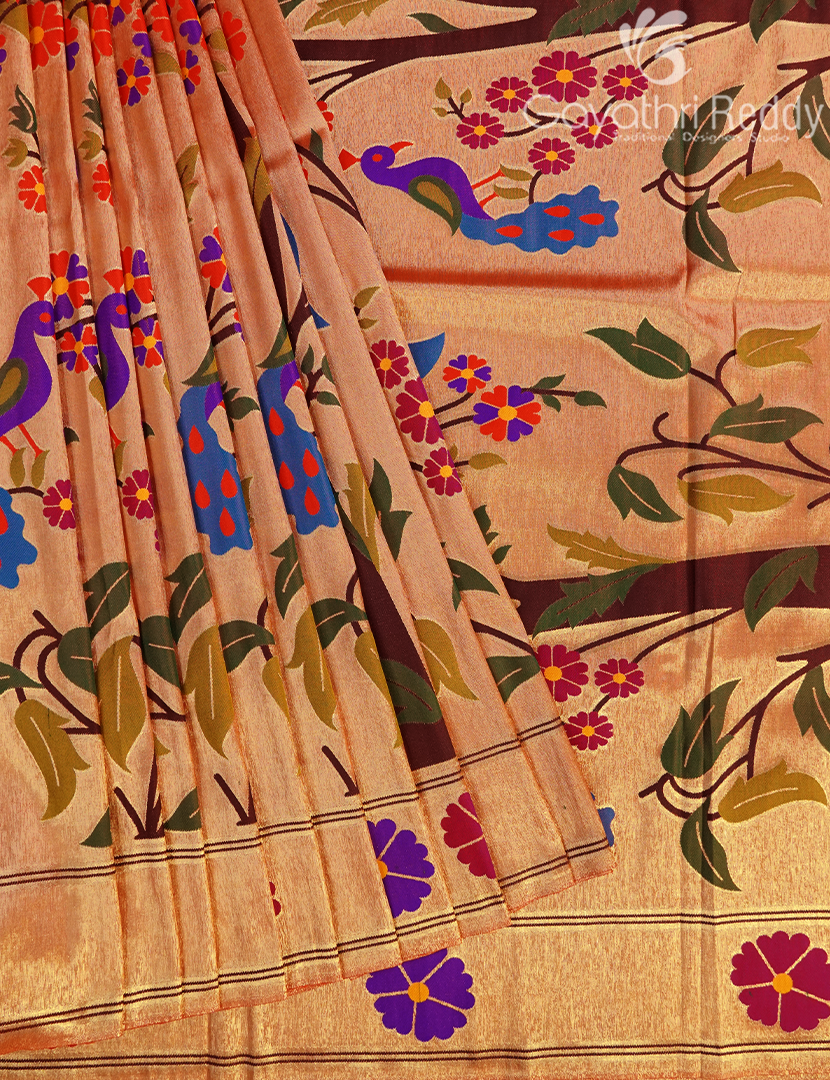 SEMI PAITHANI SAREE-SPS23