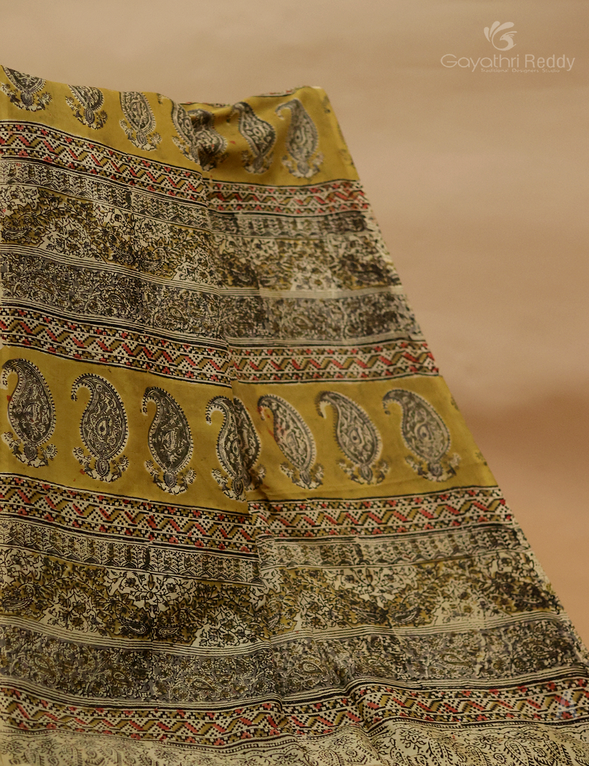 PURE KALAMKARI SILK-SMH122