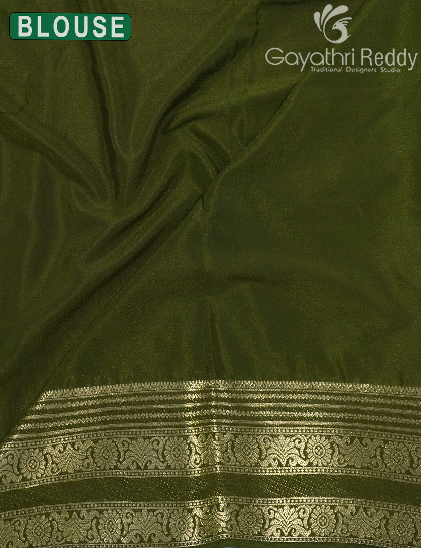 SEMI MYSORE CREPE SAREE-SMC365