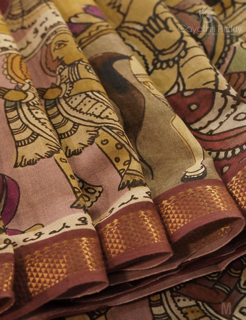 PURE KALAMKARI KHADI COTTON-KKC122