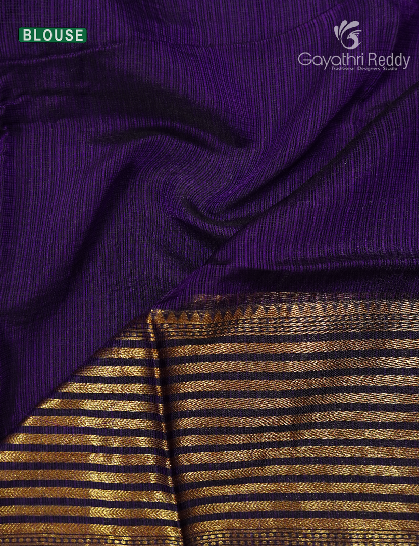 Pure Silk Kota Saree in Violet