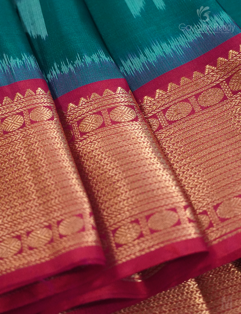 PURE KANCHI IKKAT PATTU-IP645