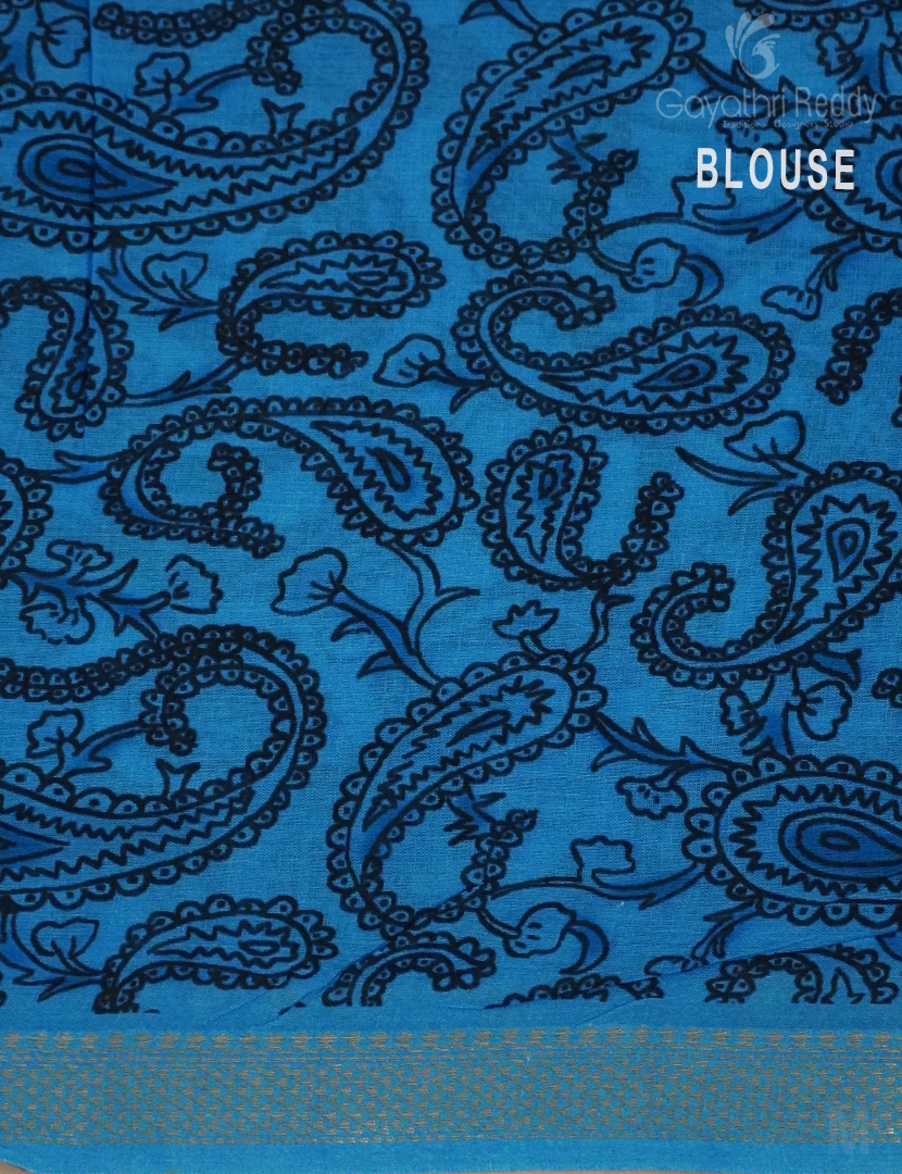 COTTON PRINT SAREE-C672