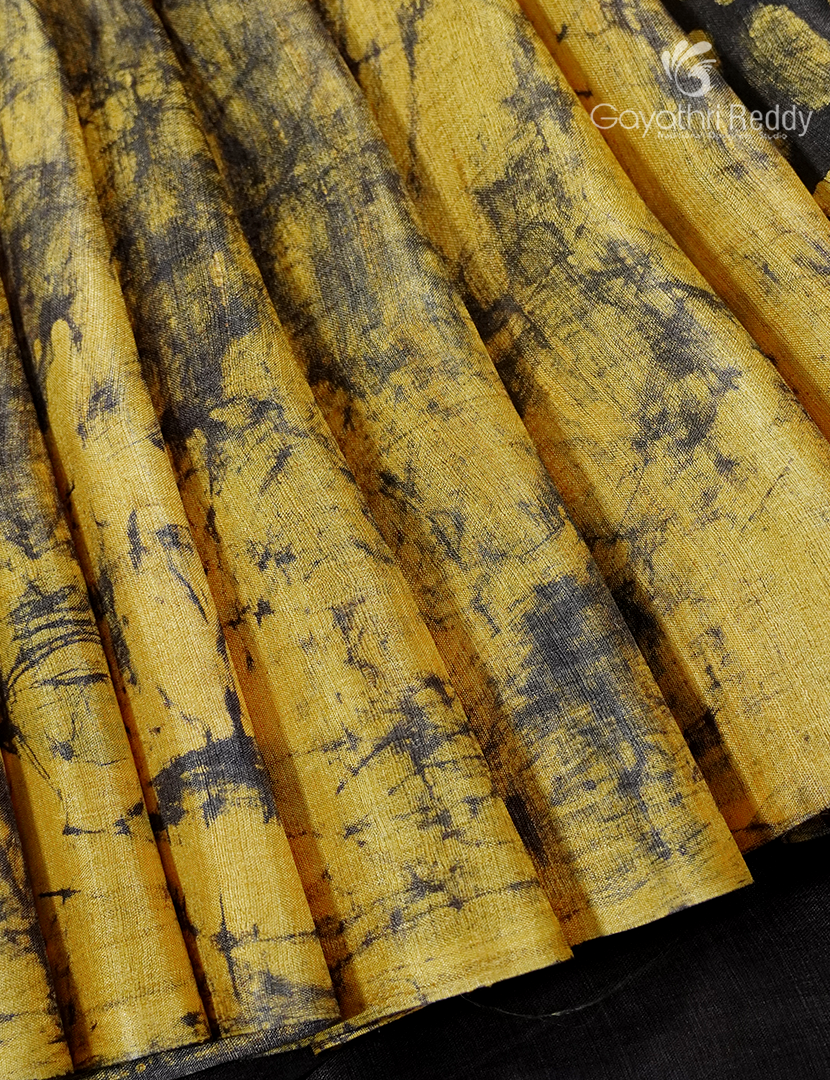 PURE DESI TUSSAR PRINTED SAREE-TS1586