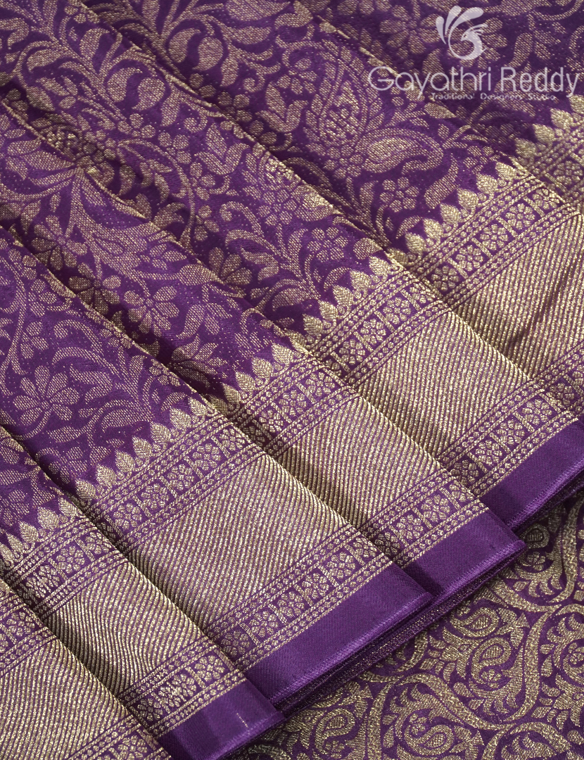 MYSORE CREPE BROCADE SAREE-MCB18