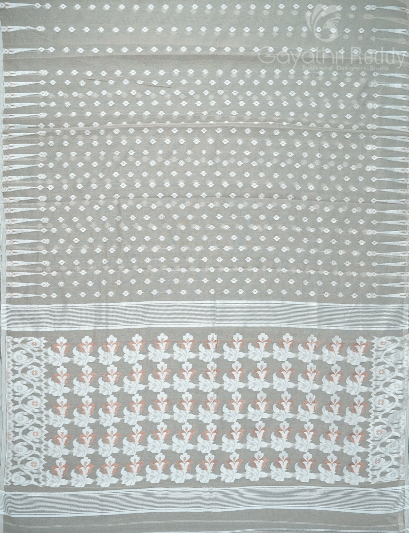 JAMDANI COTTON(WITHOUT BLOUSE)-JMC554