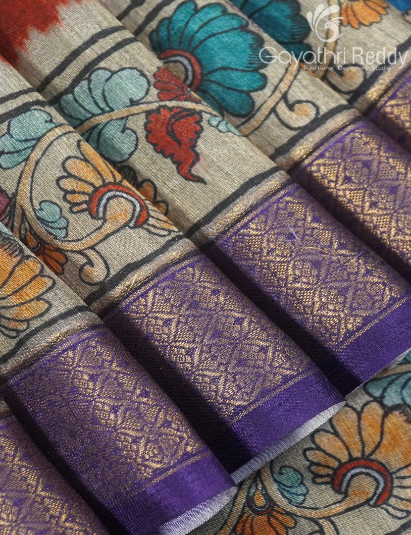 SEMI TUSSAR SAREE-ST1164