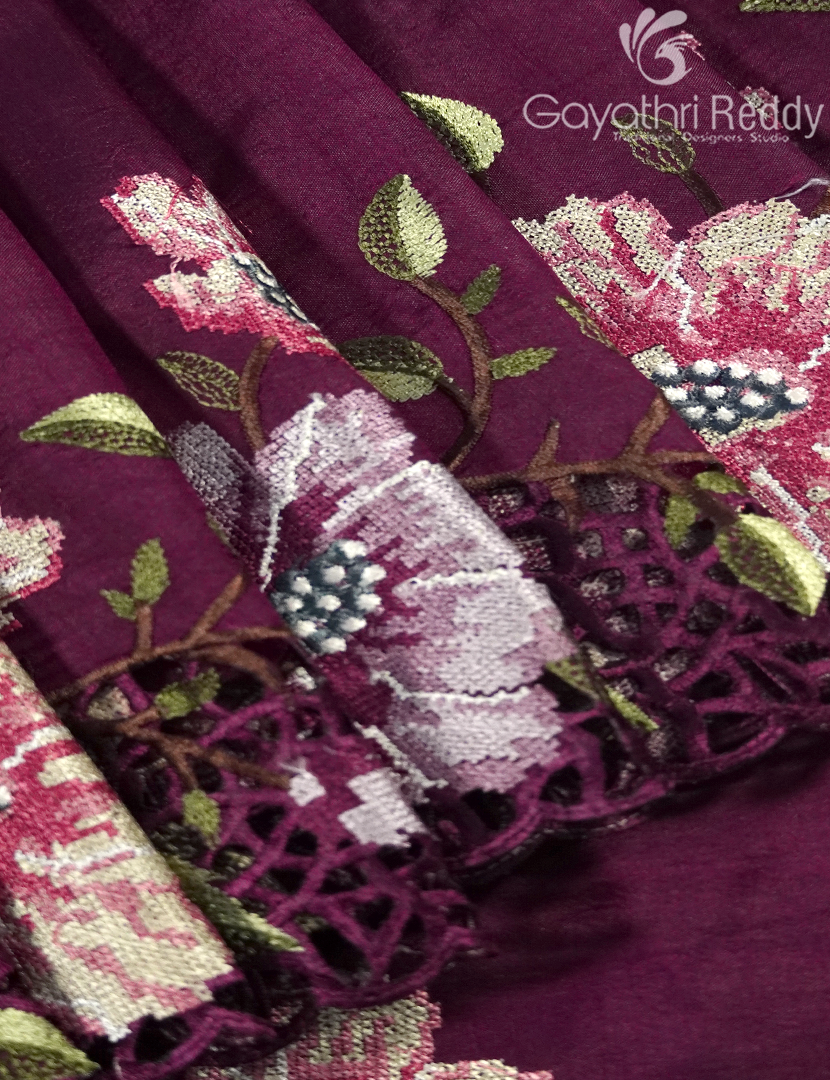 SEMI DUPION SILK SAREE-SDS98