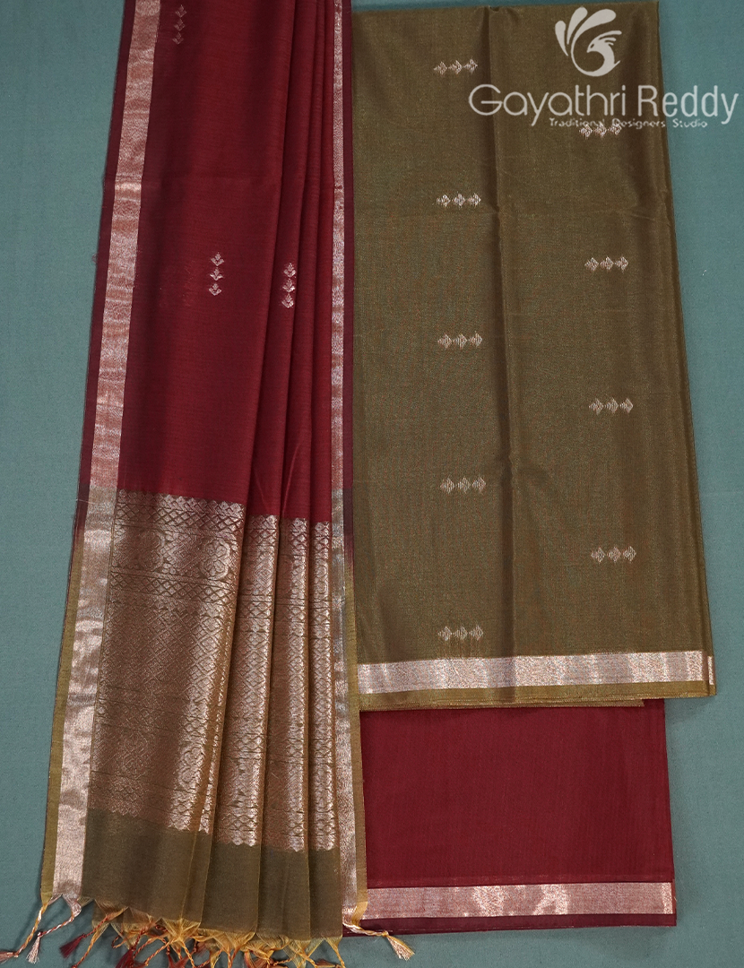 PURE KANCHI PATTU (D.M) 3PC-KPDM39
