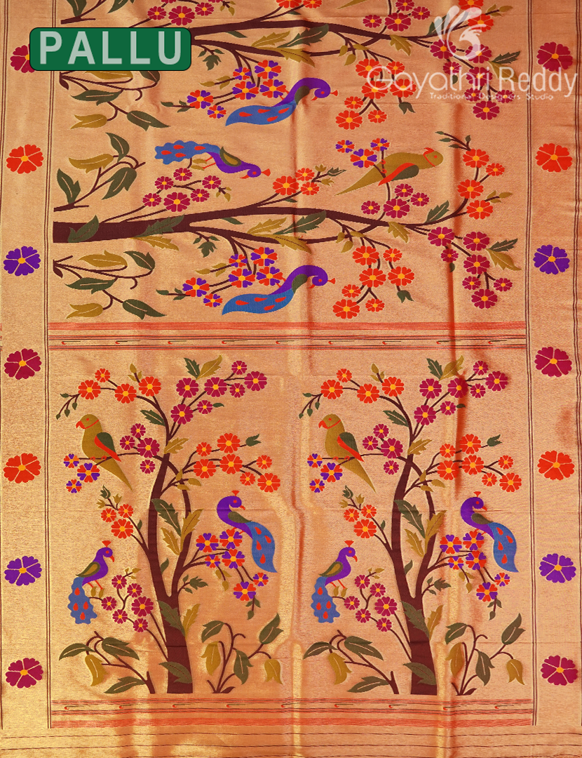 SEMI PAITHANI SAREE-SPS23