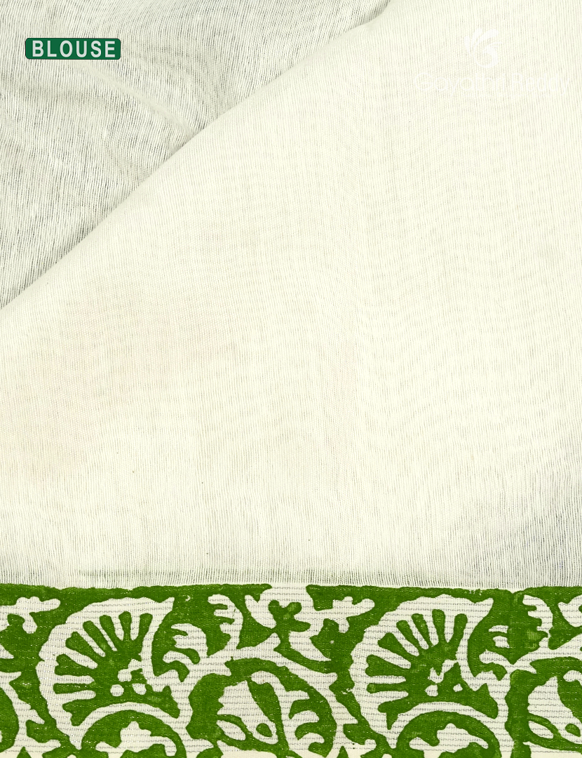 Munga Silk Saree in White with Tiranga Border Independence Day Special