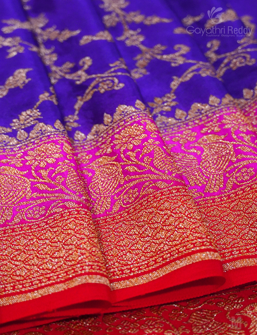 PURE BANARAS GEORGETTE KADDI-BG671