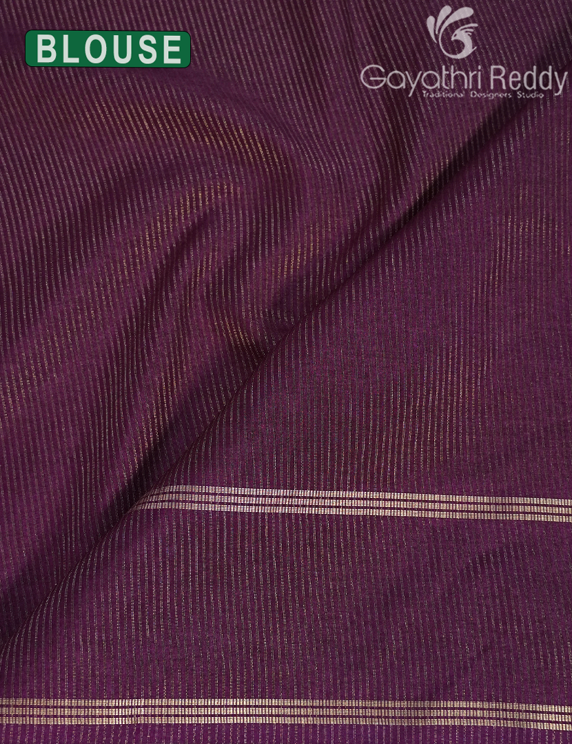 KHADI SILK WORK SAREE-KSW1