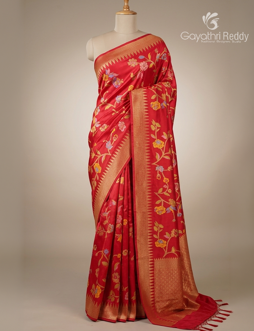 Pure Satin Silk Saree-PST17