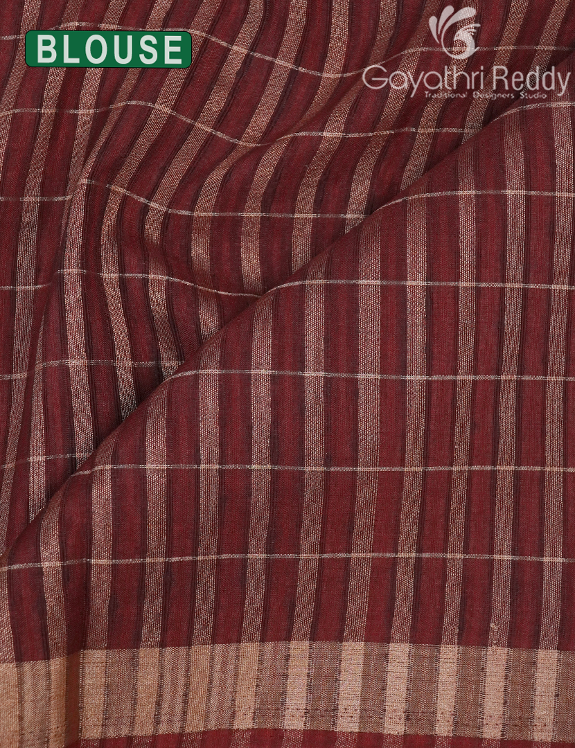 KHADI SILK WORK SAREE-KSW70