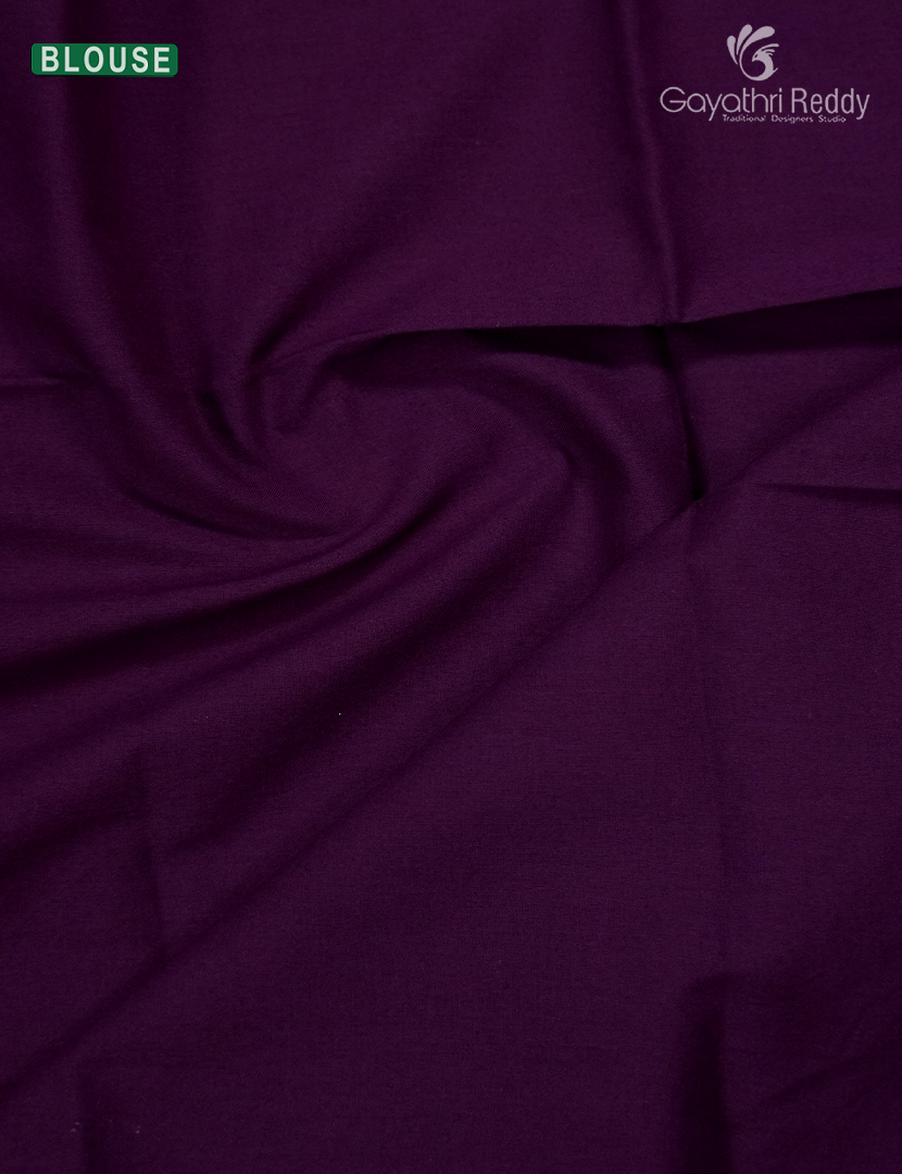 Premium Quality Cotton Kota Saree in Deep Onion Pink  and Deep Plum