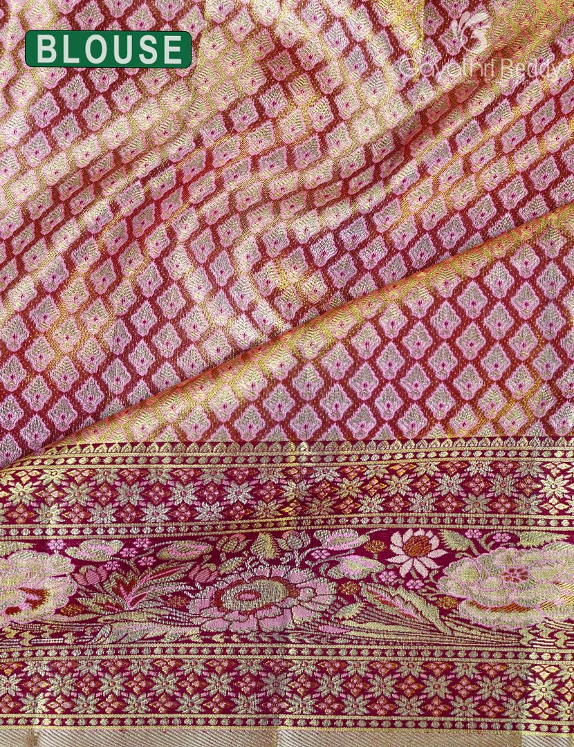 PURE KANCHI TISSUE SAREE-KP8564