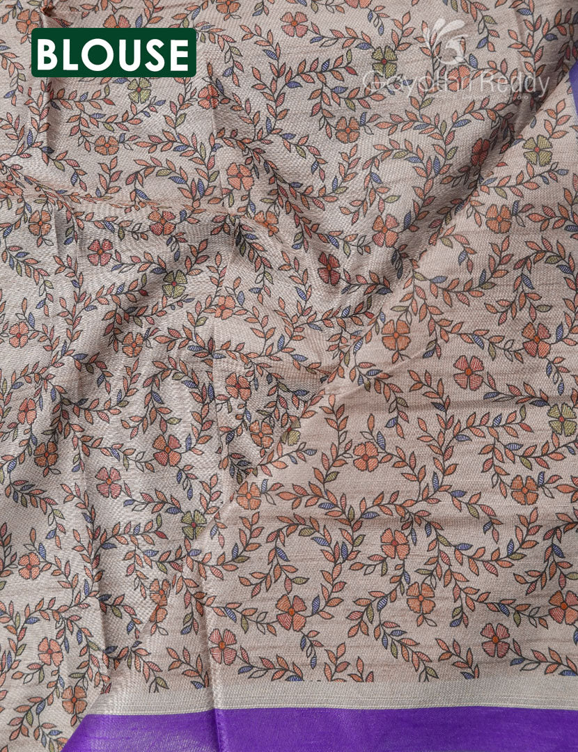 SEMI TUSSAR SAREE-ST1074