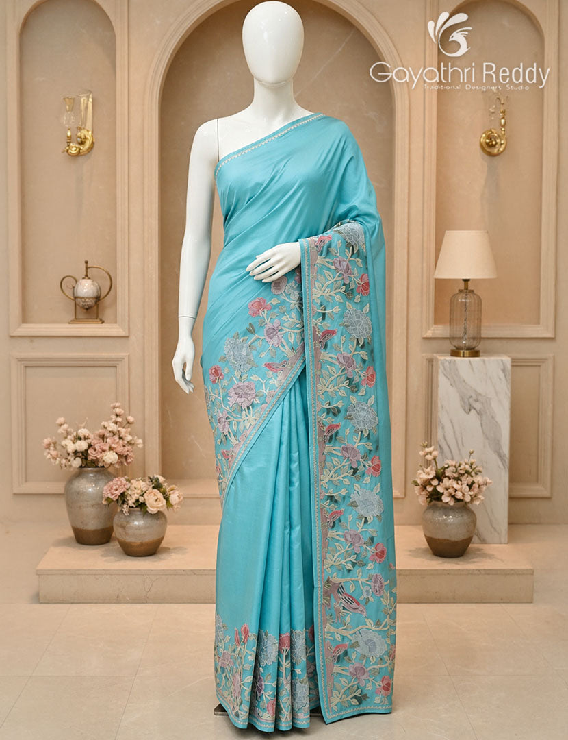 DUPION SILK FANCY SAREE -DSF28