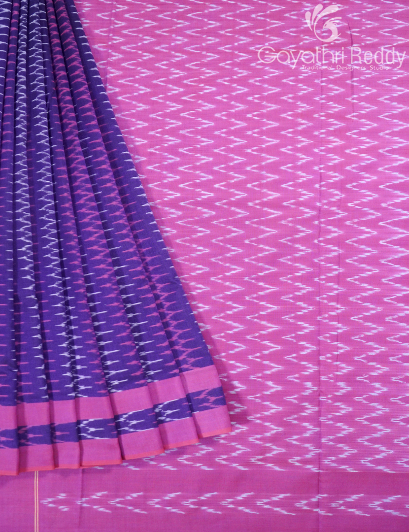 PURE IKKAT COTTON SAREE-IKC1124