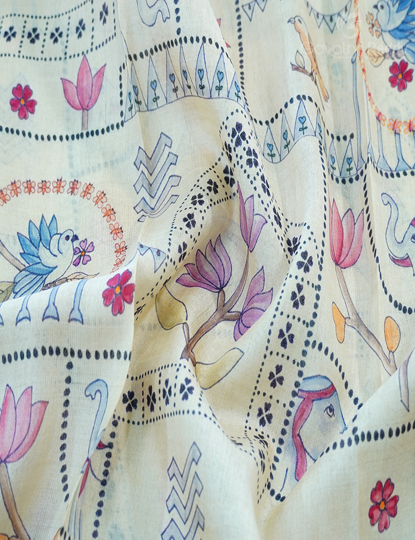 PURE DESI TUSSAR SILK-TS1392