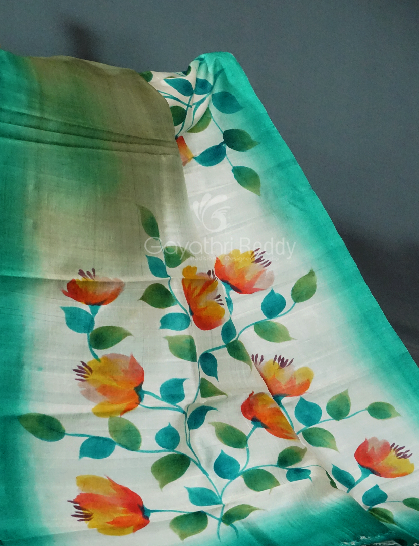 PURE SILK HAND PAINTED-PSP80