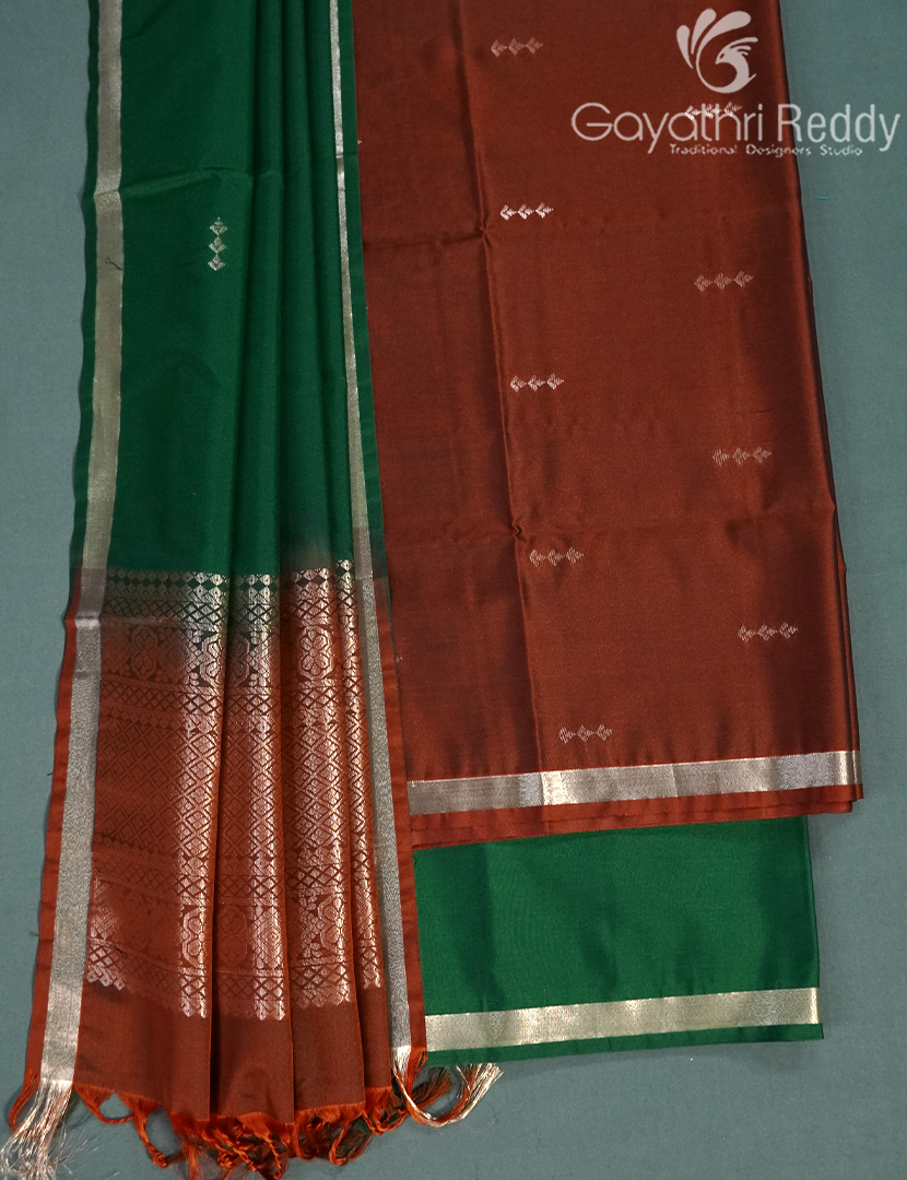 PURE KANCHI PATTU (D.M) 3PC-KPDM40