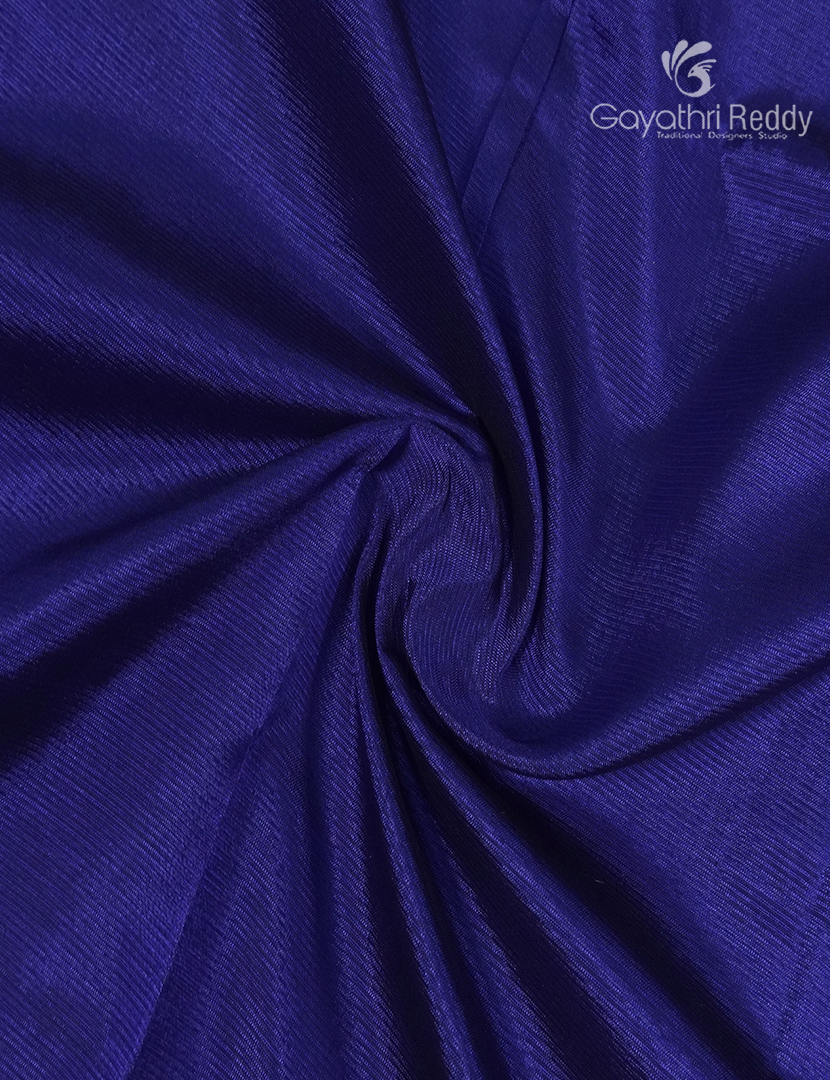 Mangalagiri Pattu Saree in Deep Blue