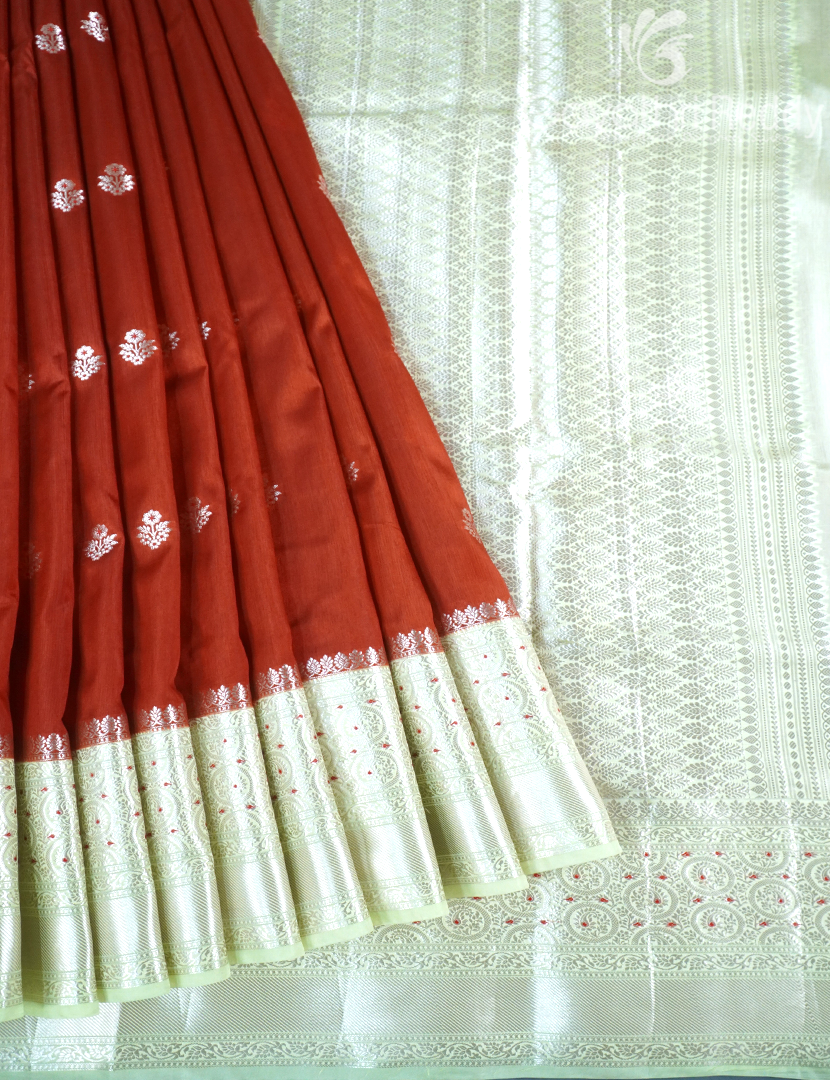 MANGO SILK SAREE -PRM1033