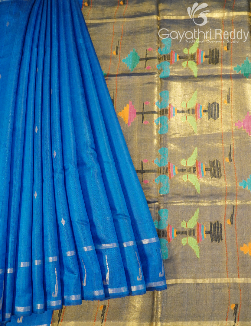 PURE KHADI PATTU SAREE-KHP1280