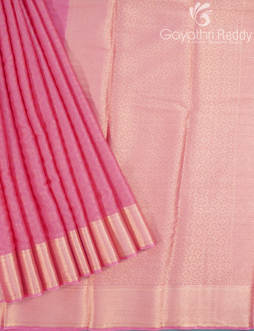 SEMI MYSORE CRAPE SAREE-SMC316