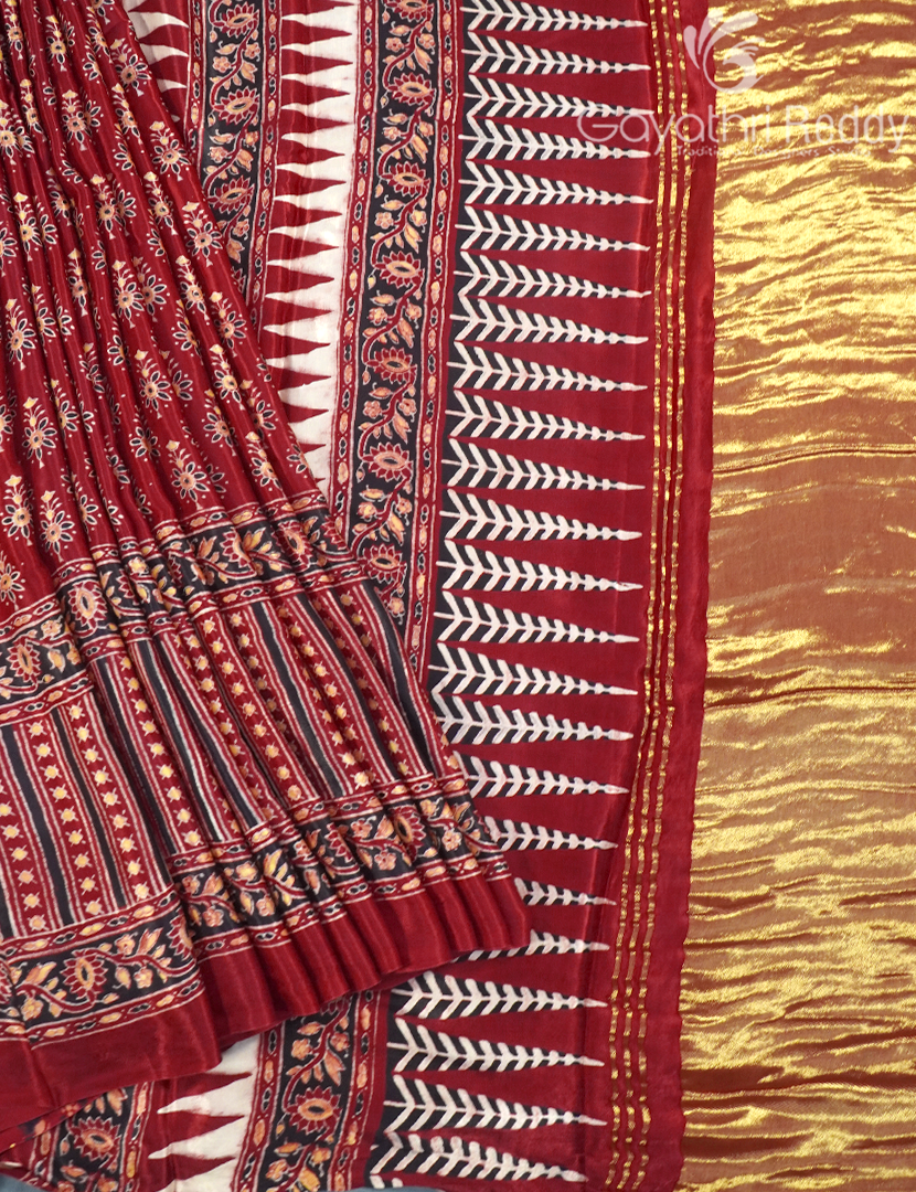 PURE GAJI SILK SAREE -GSS44