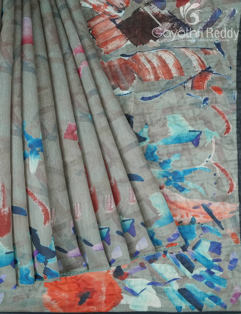 CHANDERI SILK SAREE-CPS1141