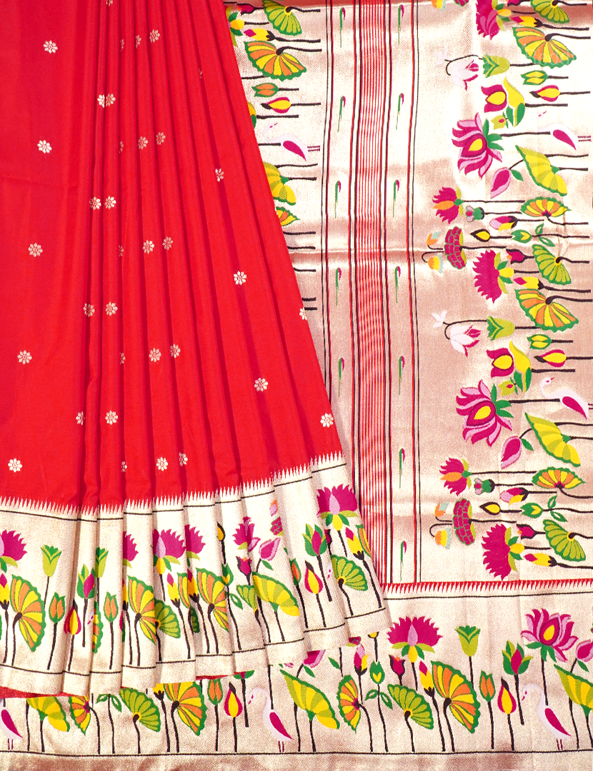 SEMI PAITHANI SAREE-SPS75