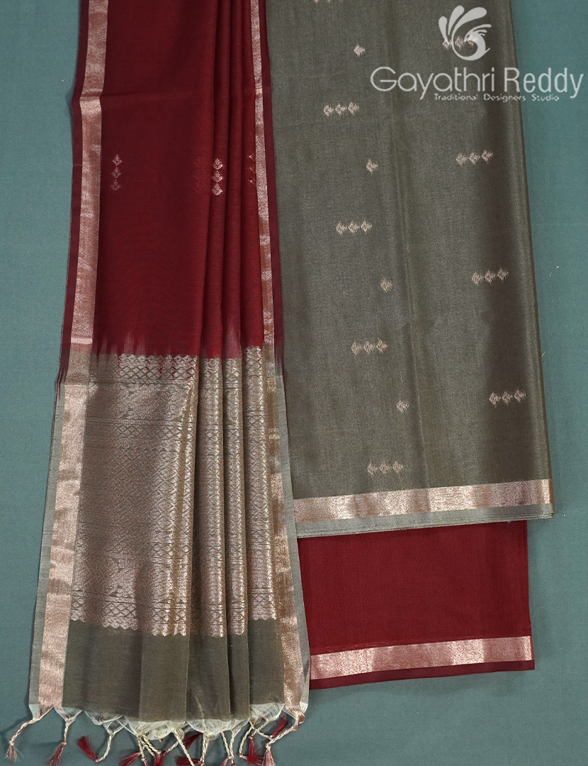 PURE KANCHI PATTU (D.M) 3PC-KPDM41