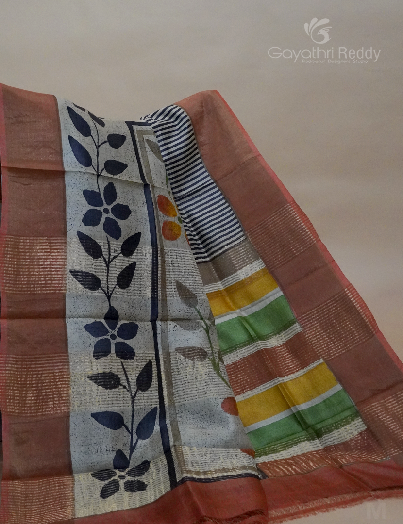 PURE DESI TUSSAR SILK-TS882