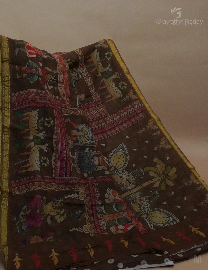 PURE KALAMKARI KADI COTTON-KKC11