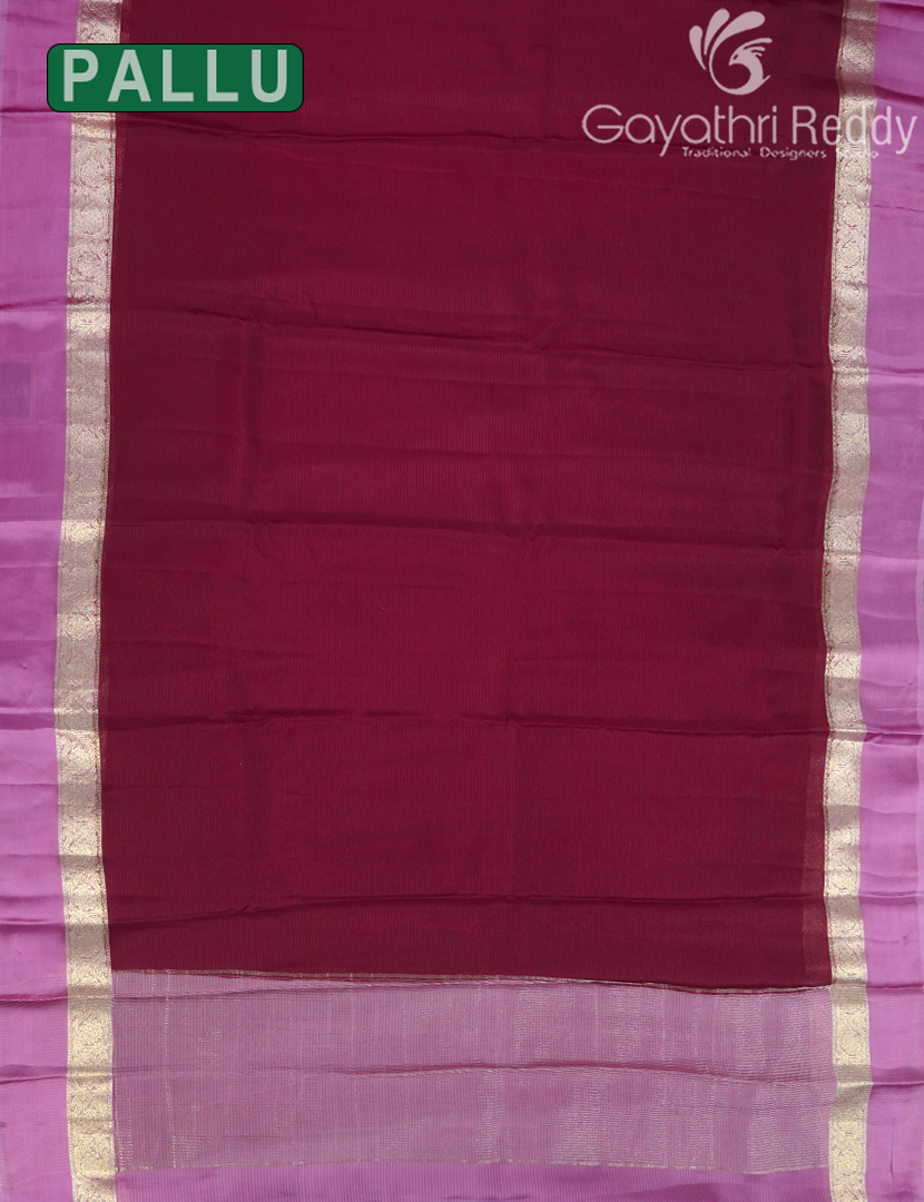 CRAPE SILK SAREE-PSC50