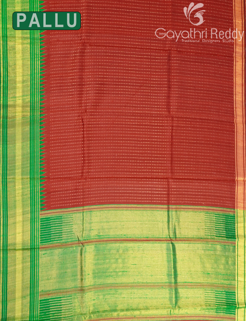 PURE KHADI PATTU SAREE-KHP1361