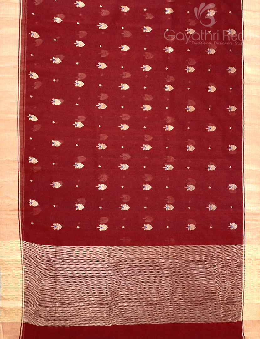PURE CHANDERI SICO  SAREE-PCS648