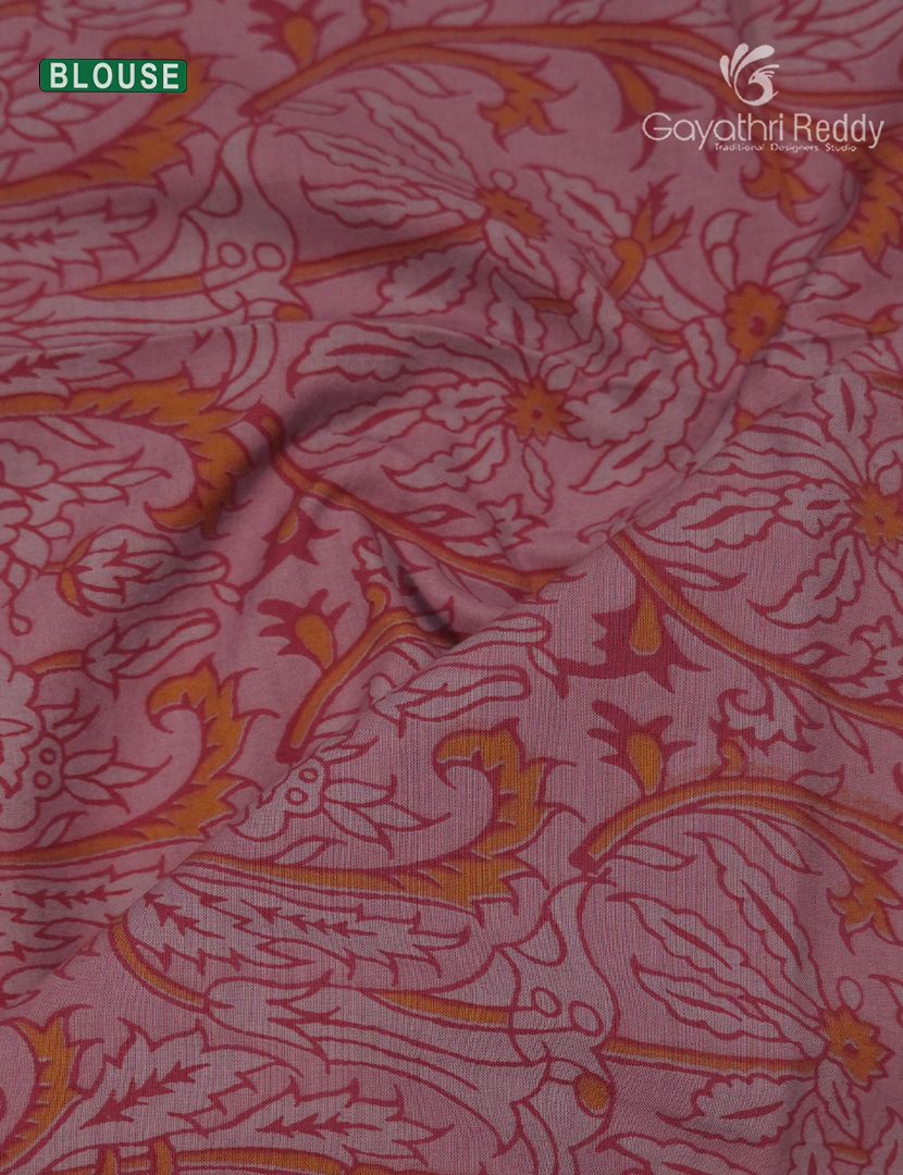 Premium Quality Cotton Kota Saree in Onion and Plum