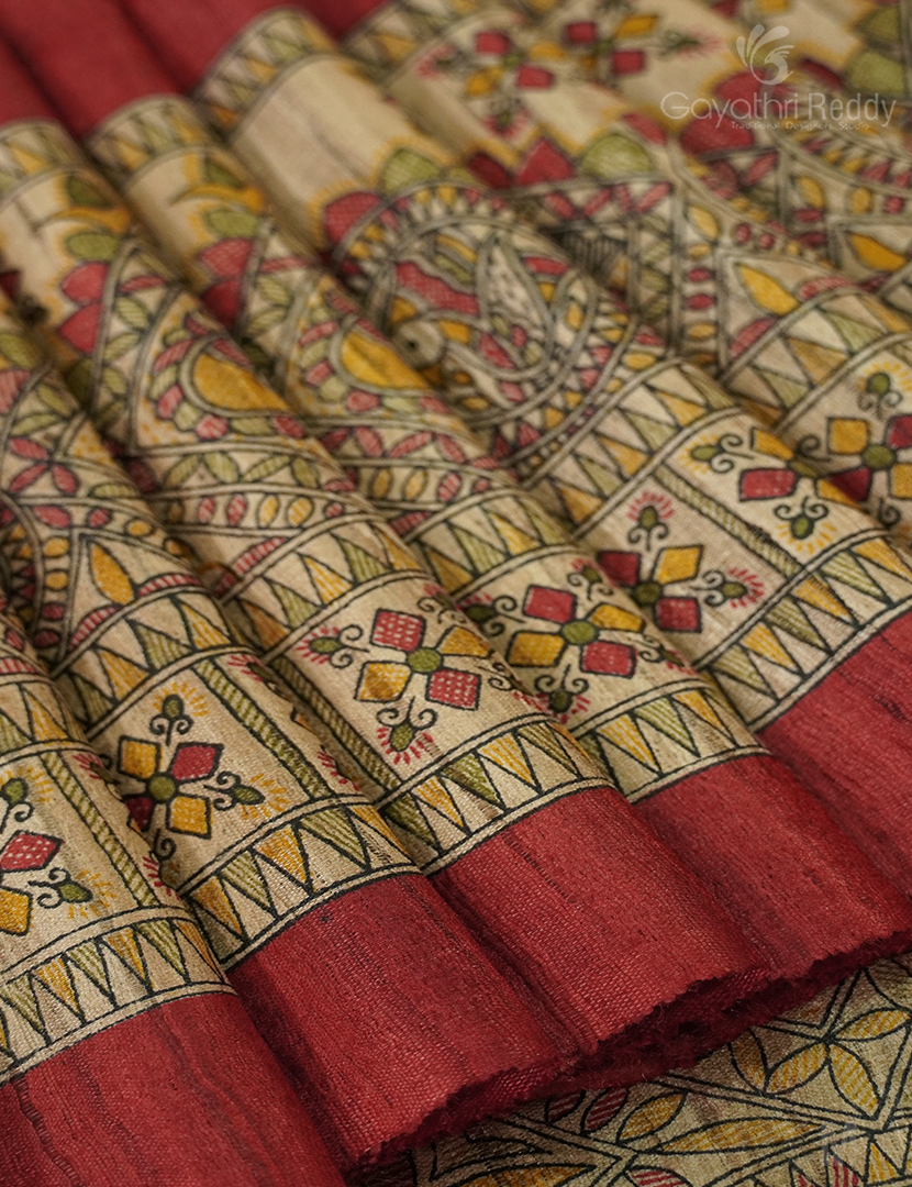 PURE DESI TUSSAR SILK-TS1363