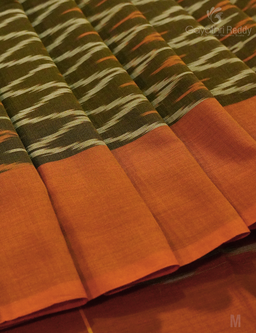 PURE IKKAT COTTON (WITHOUT BLOUSE)-IKC1006