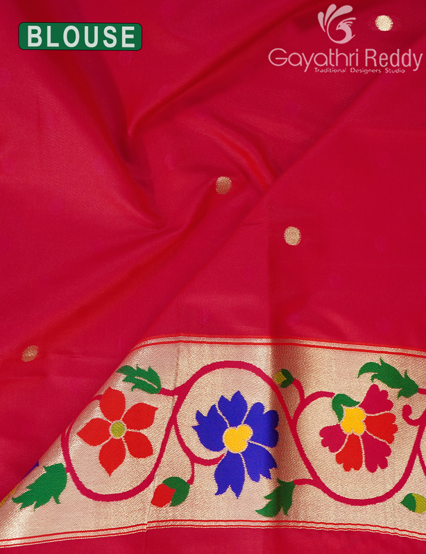 SEMI PAITHANI SAREE-SPS97